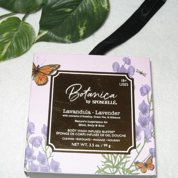 Botanica By Spongelle Lavender Body Wash Infused Buffer Sealed NIB - Picture 1 of 5